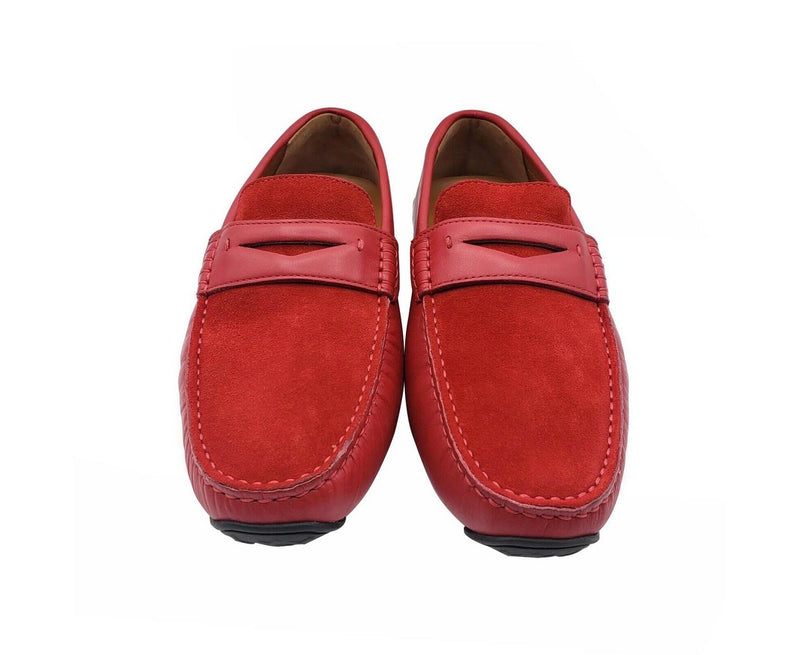 White suede loafers discount mens