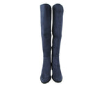 Stuart Weitzman Women's Allserve Nice Blue Suede Knee Boot YW28482 - LUX LAIR